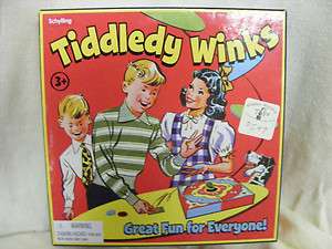 New In Box TIDDLY WINKS Game Based On 1950s Board Game  
