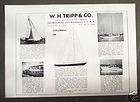 1965 w h tripp columbia 50 sailboat yacht boat ad