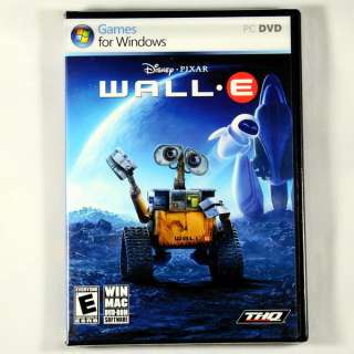 WALL E (PC Games) For PC & Mac New Sealed Pixar THQ 752919493335 