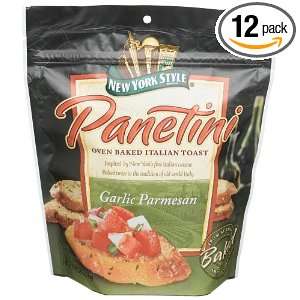 New York Style Pantetini Garlic Parmesan, 4.75 Ounce Pouches (Pack of 