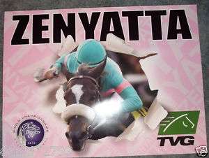 Breeders Cup 2010 ZENYATTA Poster LAST DANCE Mint  