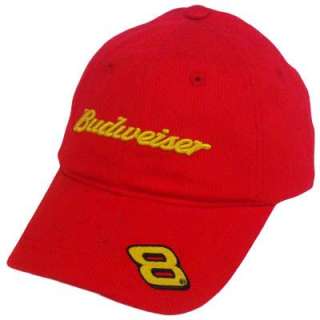 HAT CAP BUDWEISER DALE EARNHARDT JR 8 NASCAR BEER RACE RACING CHASE 