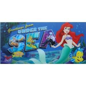  Disneys The Little Mermaid Beach Towel   Postcard 
