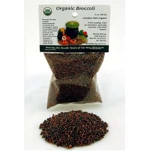 Organic Broccoli Sprouting Seeds   2 Oz (1/8 Lbs)  Organic  Edible 