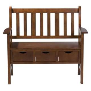 Country Style Bench   Mission Oak.Opens in a new window