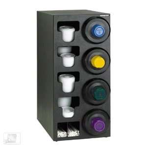   oz 4 Cup Beverage/Lid & Straw Countertop Dispenser