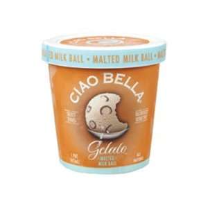 Ciao Malted Milk Ball Gelato, Size 16 Oz (Pack of 8)  