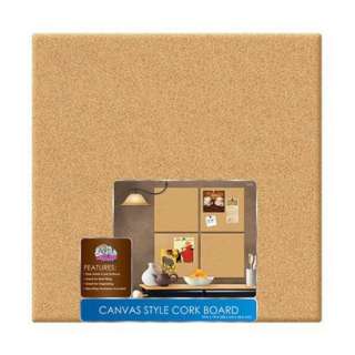 BoardDudes Canvas Style Cork Board 14x14.Opens in a new window