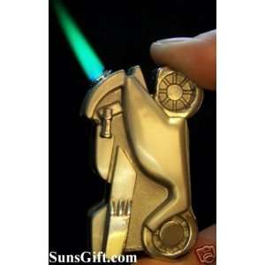 Nice Motor Bike Lighter Lighters with Green Torch Flame  