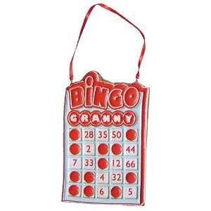  Bingo Granny Bingo Board Game Christmas Ornament #W20008 