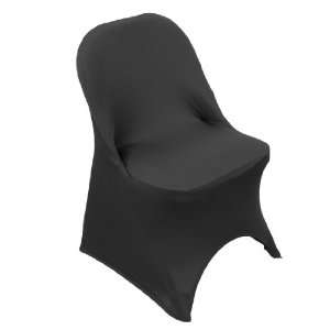  Stretch Folding Chair Cover Black
