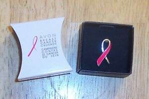 NIB Breast Cancer Crusade PINK Ribbon Lapel Pin  