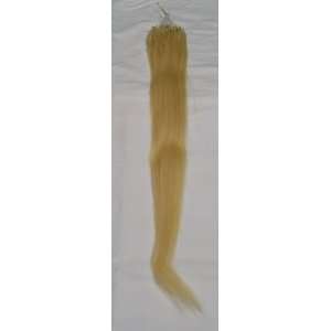   Remy Human Hair Micro Rings Loop Hair Extensions,lightest Blonde #613