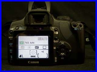 Canon EOS Rebel XTi 10.1mp Digital DSLR Camera w/ EFS 18 55mm Lens 