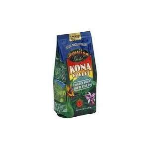Kona Coffee Hawaiian Gold Blue Mountain Ground Coffee (1) 10 Oz Pack 