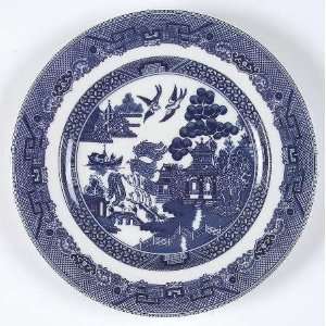 Johnson Brothers Willow Blue (England 1883 Backstamp) Salad Plate 