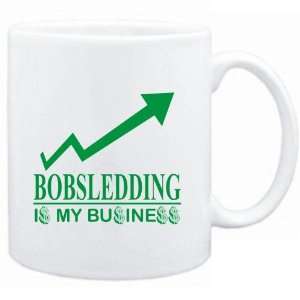  Mug White  Bobsledding  IS MY BUSINESS  Sports 