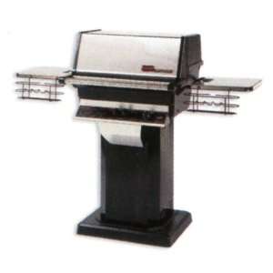   TJK Gas Grill on Black Pedestal Base   LP Patio, Lawn & Garden