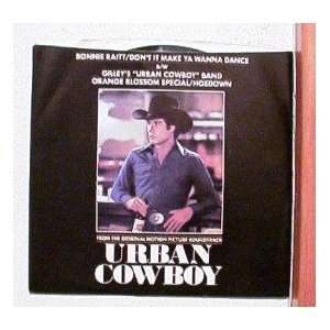 Bonnie Raitt Urban Cowboy John Travolta 45 Record