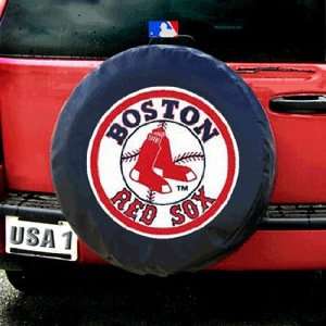  Boston Red Sox MLB Spare Tire Cover (Black) Everything 