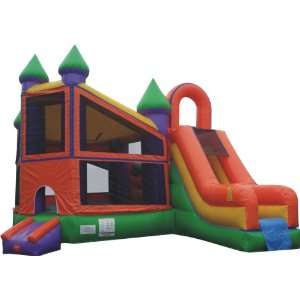 Bounce House Slide Combo   Deluxe Castle   , Free Blower 
