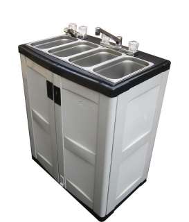 Portable Sink Mobile Concession compartment hot water  