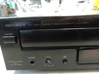 OPTIMUS CD 7500 COMPACT DISC CD CHANGER  
