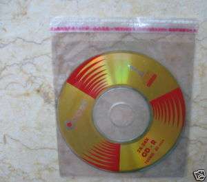 100 8CM CD DVD Storage Holder Plastic Sleeves Case A  