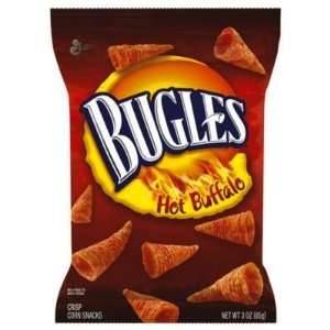 Bugles Hot Buffalo 3 oz. (Pack of 6)  Grocery & Gourmet 