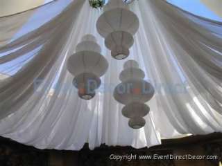 Panel 21ft Ceiling Draping Kit (44 Feet Wide) for Weddings and 