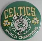 Boston Celtics Basketball World Champions 1986 Pin Back