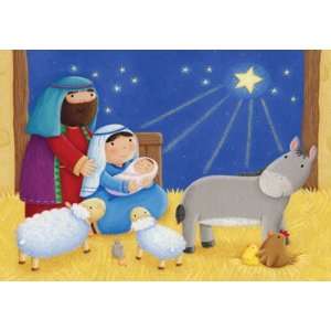  Advent Calendar   Baby Jesus in a Manger Sports 