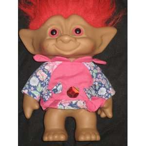    Large Troll Doll with Jewel in Belly Button 