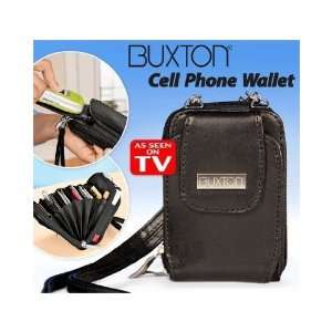  Buxton Wallet For Most Mobile Phones   Black   As Seen On 