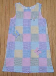 Boutique COTTONTAIL ORIGINALS Pastel Madras Dress Sz 6X  