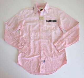   Lauren Rugby Light Pink w/ Madras Sunwashed Oxford Shirt S  