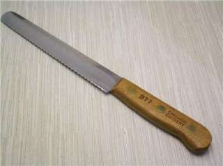 Vintage Chicago Cutlery BT7 Walnut Handle Bread Knife Unused  