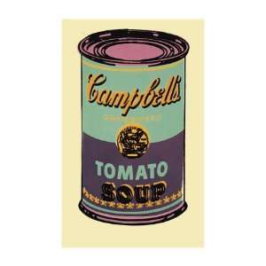  Campbells Soup Can, 1965 (Green and Purple) Giclee Poster 