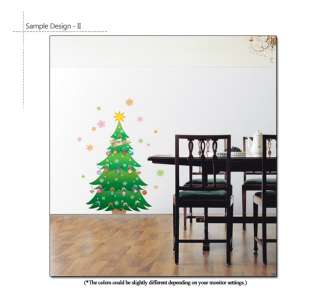 CHRISTMAS TREE Mural Art Wall Window Deco Vinyl Sticker  