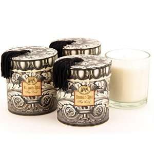   Roman Spa   Fig Soy Wax Candle Set, 3 Candles