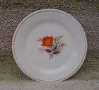 Sebring Pottery Vermillion Rose 5 BB Plates Loc#11743