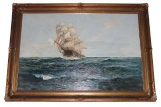 British Clipper Ship Oil Painting by Daniel Sherrin  