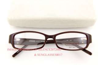 Brand New COACH Eyeglasses Frames 844 BERNICE BROWN 51 883121383128 