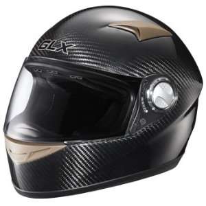   Full Face Motorcycle Street Helmet Carbon Black Small Automotive
