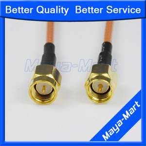 30cm SMA male to male RF Pigtail Coaxial Cable RG316  