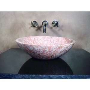  Epona Hand Carved Vessel Sink in Rose