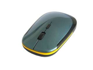 Blue USB Wireless Cordless Optical Mouse 2.4G 1600CPI  