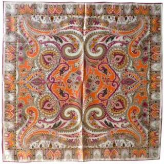Beautiful 100% silk Twill Scarf Shawl National Style E  