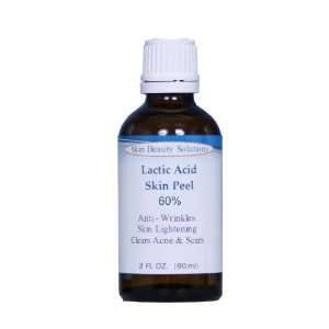  (2 oz / 60 ml) LACTIC Acid 60% Skin Chemical Peel  Alpha 