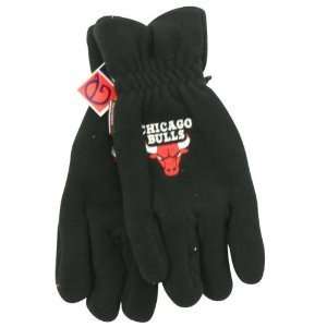  Chicago Bulls NBA Mens Thinsulate BlackFleece Gloves 